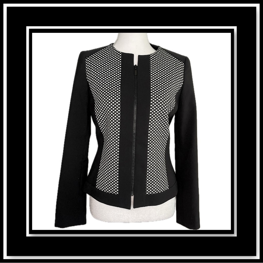 Tahari Arthur S. Levine Full Zip Jacket, size 2 - Picture 1 of 4